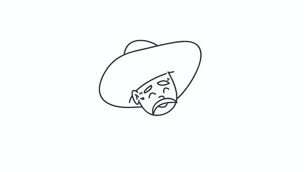 农民伯伯简笔画怎么画 农民伯伯简笔画图片大全