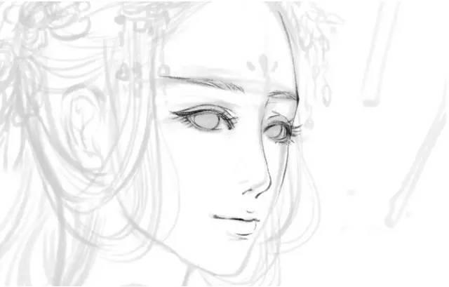 古风人物漫画绘画简画入门教程