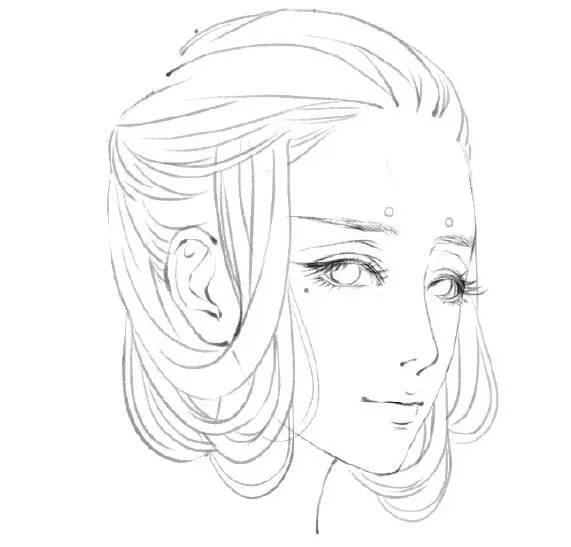 古风人物漫画绘画简画入门教程