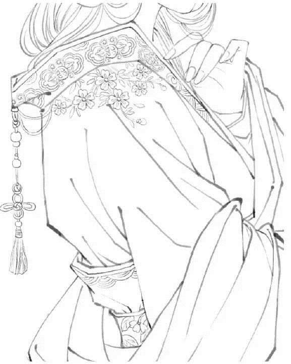 古风人物漫画绘画简画入门教程