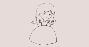 小公主简笔画 学画画的正确方法