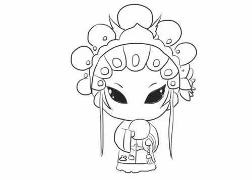 戏剧人物绘画教程 Q版人物简笔画