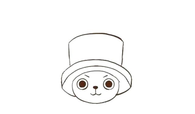 乔巴简笔画绘画教程详解 动漫角色简笔画