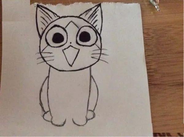 幼儿园小猫咪绘画教程