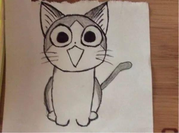 幼儿园小猫咪绘画教程