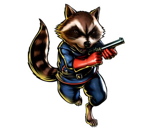 火箭浣熊简笔画怎么画 一看就懂