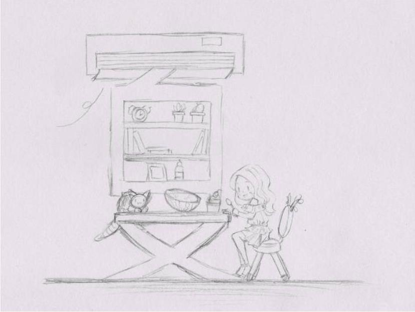 如何画空调简笔画简单又漂亮