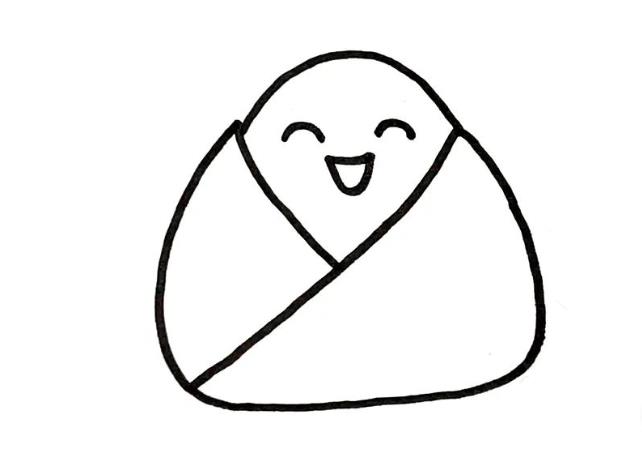 一步一步画粽子简单又漂亮