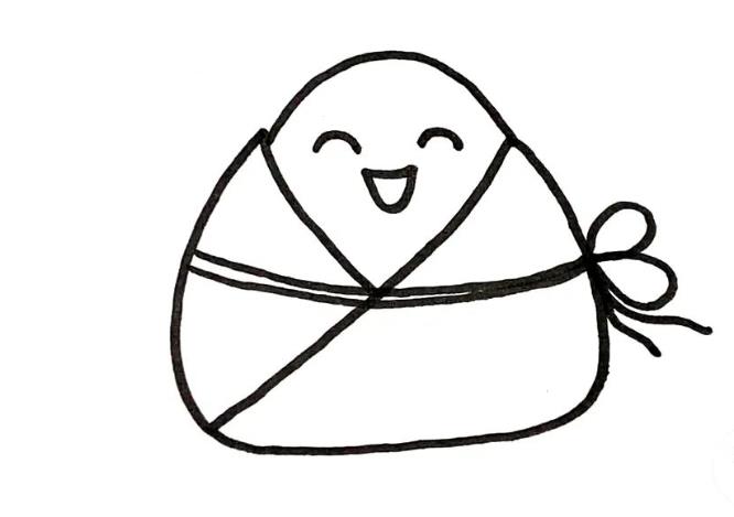 一步一步画粽子简单又漂亮
