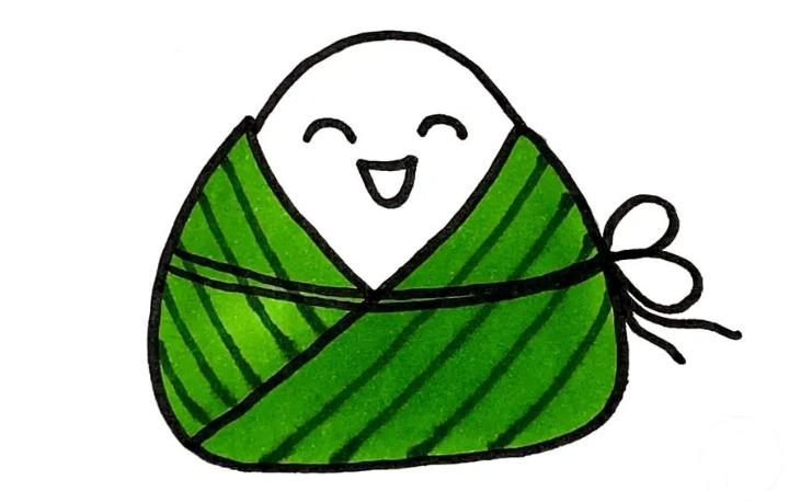 一步一步画粽子简单又漂亮