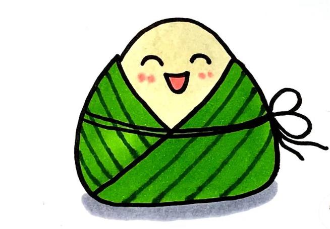 一步一步画粽子简单又漂亮