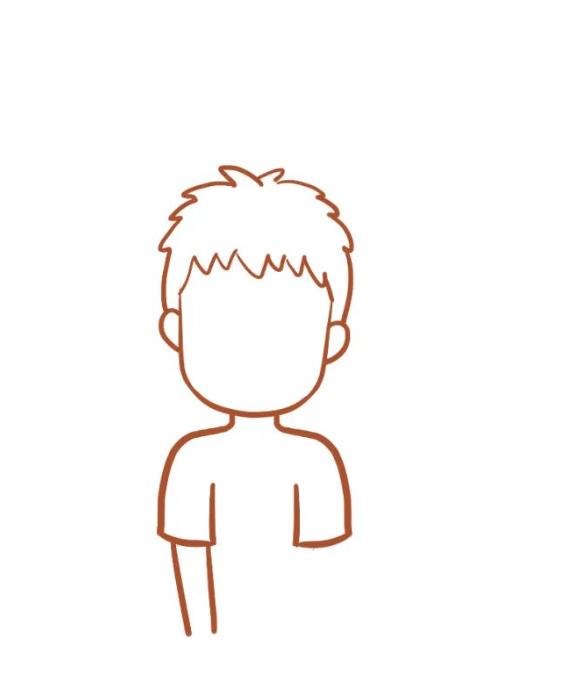 如何画爸爸的简笔画步骤图解