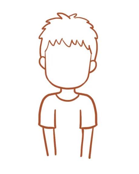 如何画爸爸的简笔画步骤图解