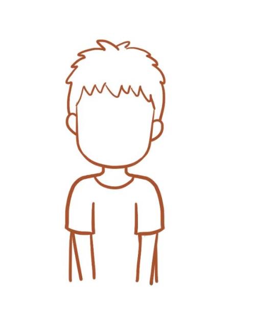 如何画爸爸的简笔画步骤图解