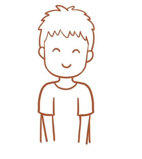 如何画爸爸的简笔画步骤图解