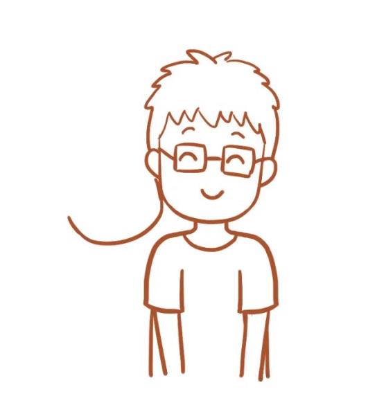 如何画爸爸的简笔画步骤图解