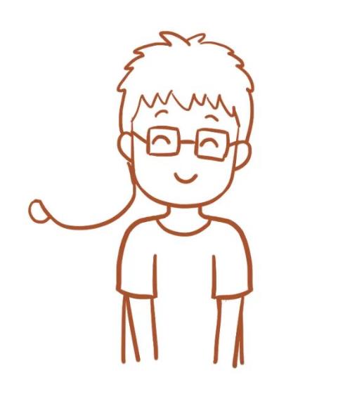 如何画爸爸的简笔画步骤图解