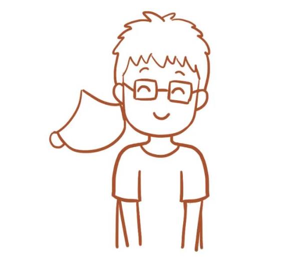 如何画爸爸的简笔画步骤图解