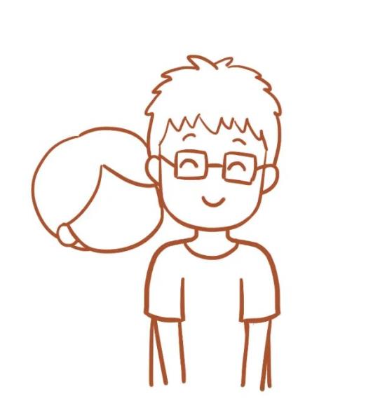 如何画爸爸的简笔画步骤图解