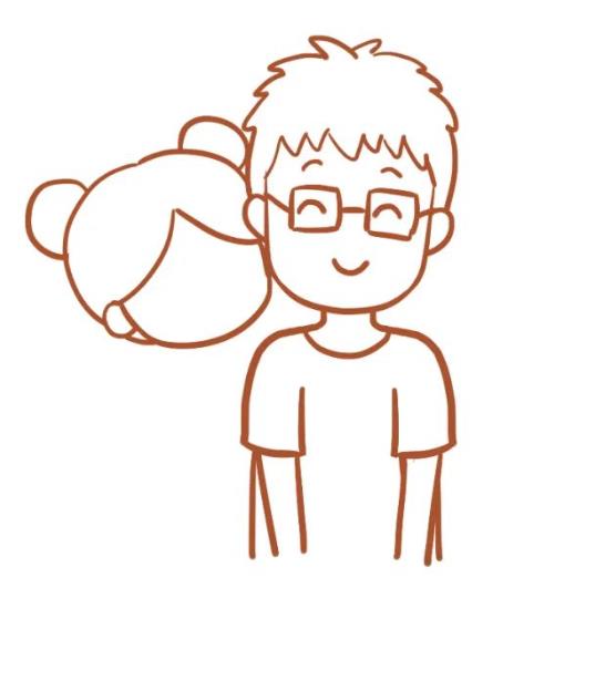 如何画爸爸的简笔画步骤图解