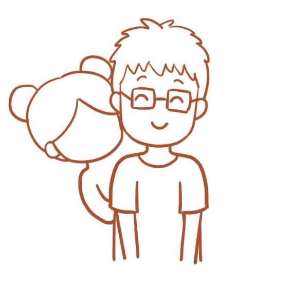 如何画爸爸的简笔画步骤图解