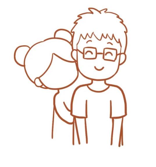 如何画爸爸的简笔画步骤图解