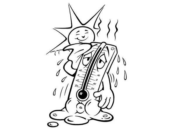 2023最新夏天烈日炎炎的简笔画大全