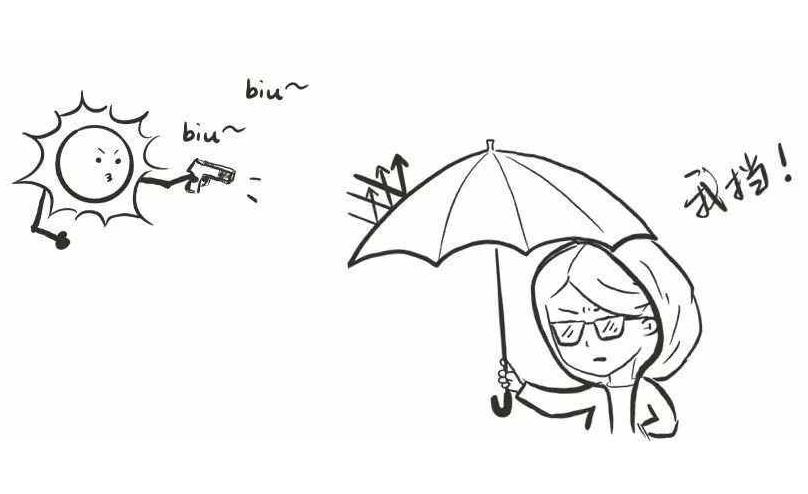 2023最新夏天烈日炎炎的简笔画大全