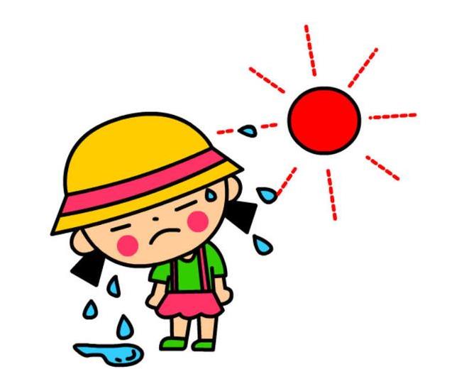 2023热得流汗简笔画大全欣赏