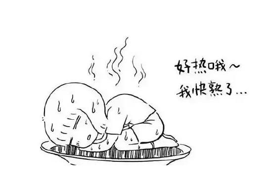 2023热得流汗简笔画大全欣赏
