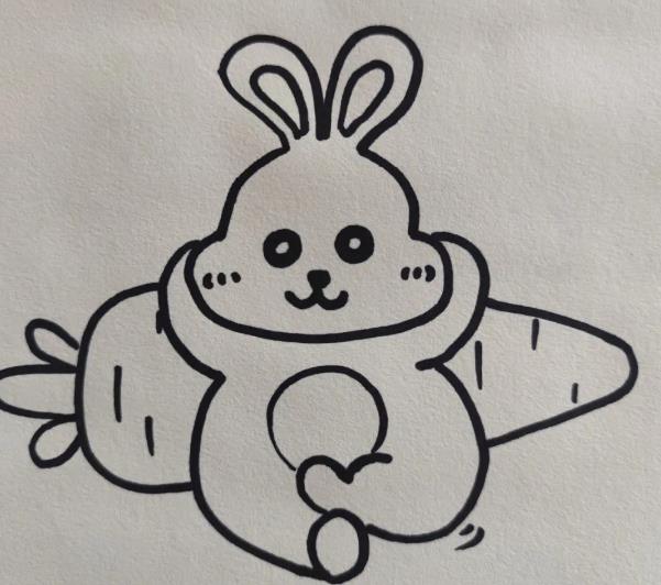2023简单小兔子怎么画大全欣赏