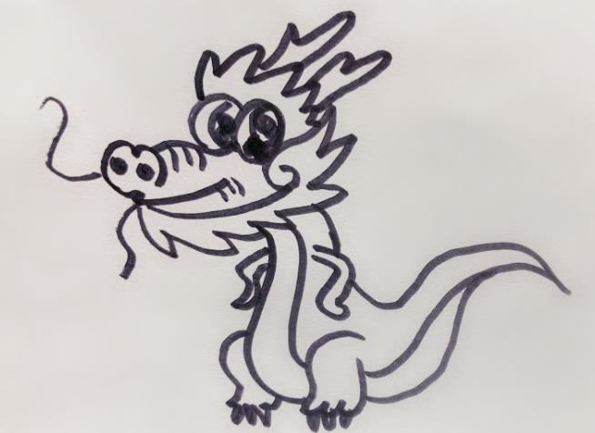 简单的龙怎么画 简单的龙简笔画