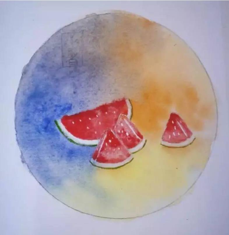 2023年原创24节气小暑简笔画彩色