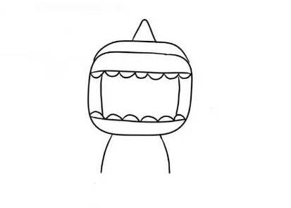 迷你世界迷斯拉怎么画 迷你世界迷斯拉简笔画