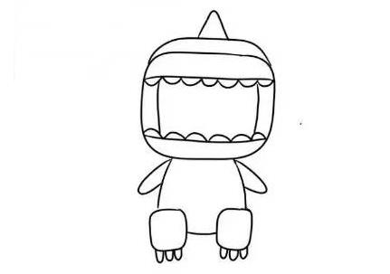 迷你世界迷斯拉怎么画 迷你世界迷斯拉简笔画