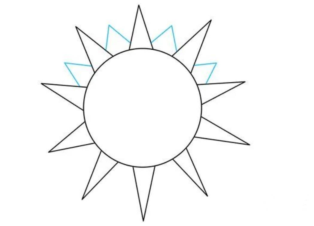 儿童创意美术：太阳怎么画好看又简单