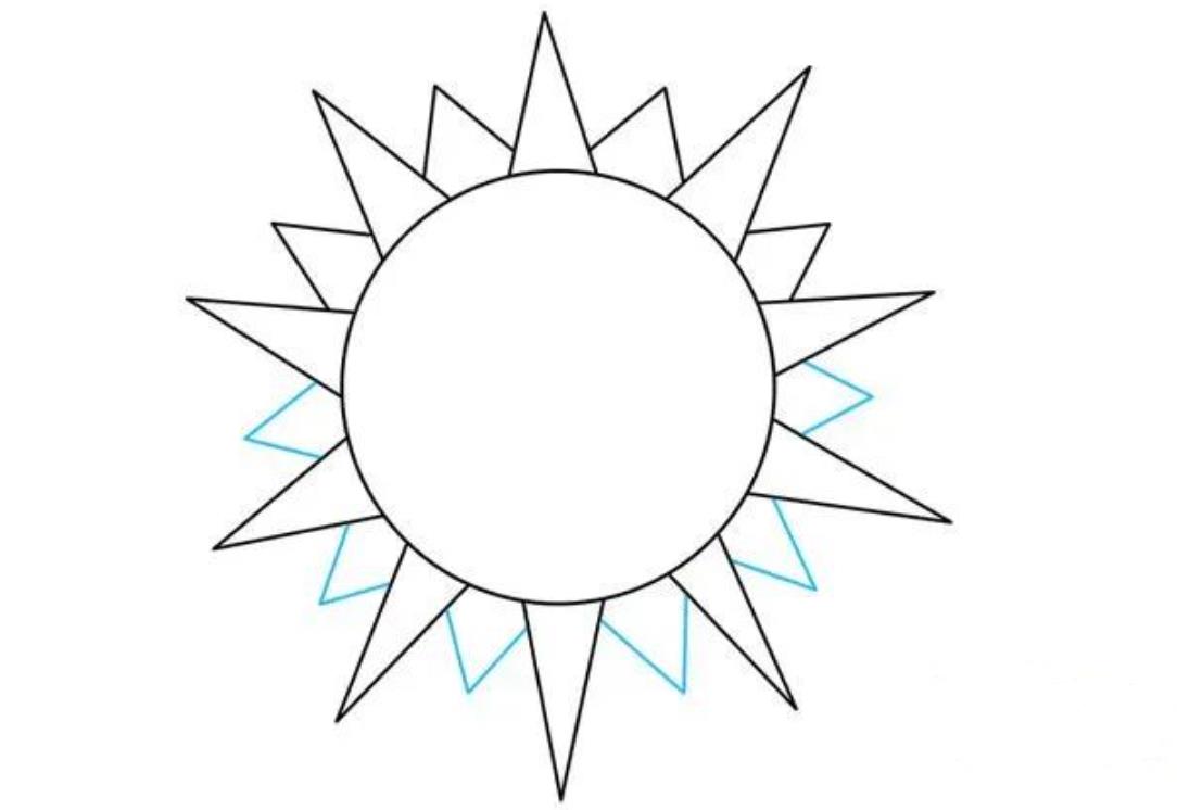 儿童创意美术：太阳怎么画好看又简单