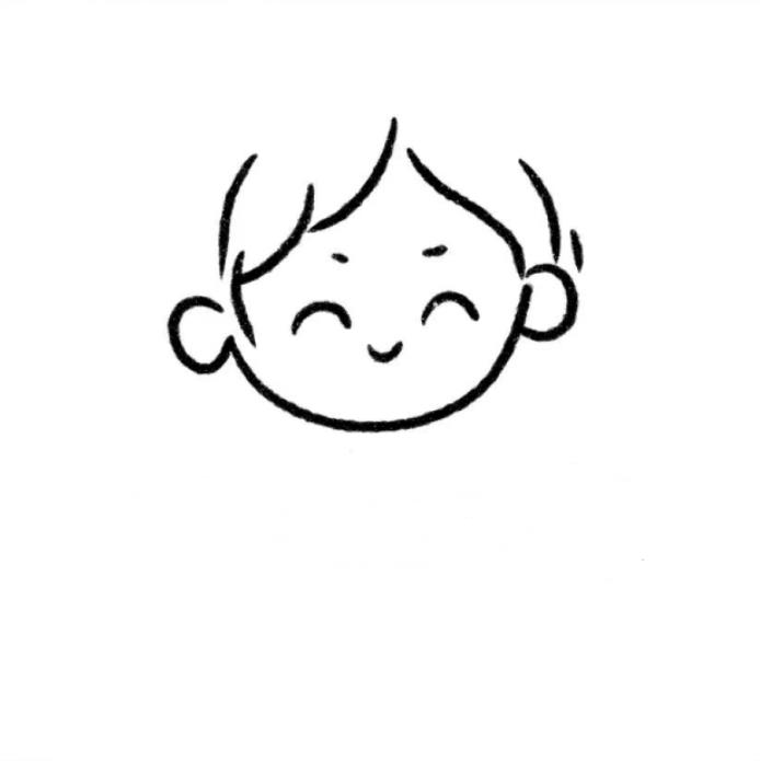 【简笔画教程】卡通人物怎么画简单又漂亮