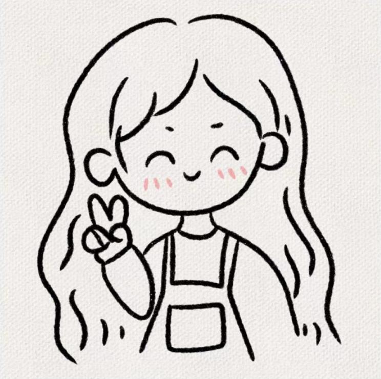 【简笔画教程】卡通人物怎么画简单又漂亮