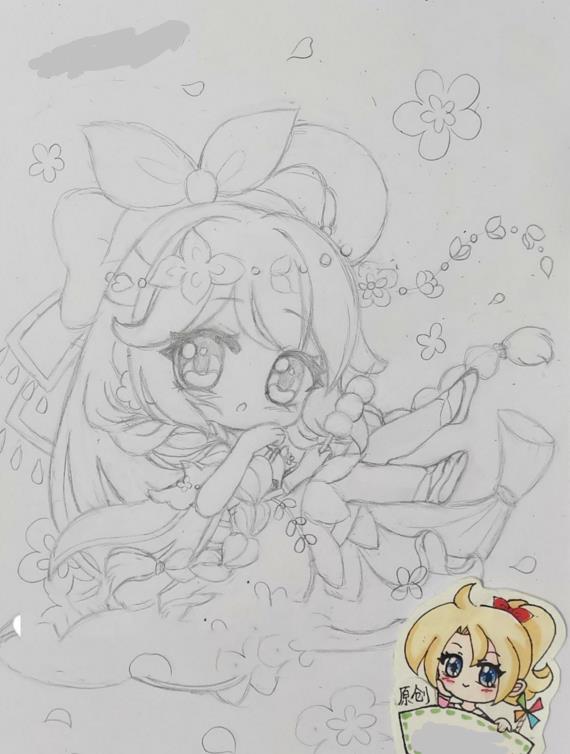 迷你世界花小楼怎么画简单又可爱