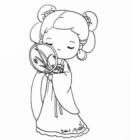 汉服怎么画简单又好看 汉服简笔画图片
