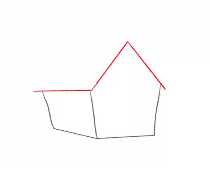 儿童简笔画系列：简单的房子怎么画简单又漂亮