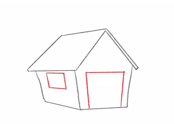 儿童简笔画系列：简单的房子怎么画简单又漂亮