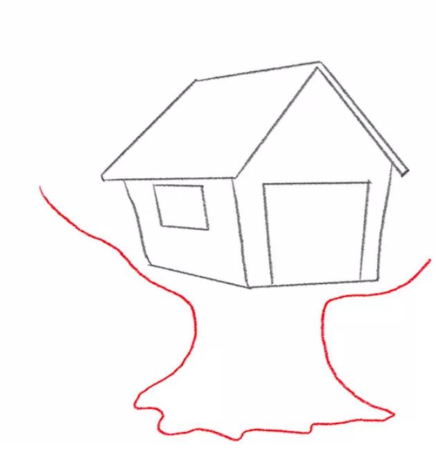 儿童简笔画系列：简单的房子怎么画简单又漂亮