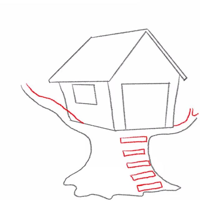 儿童简笔画系列：简单的房子怎么画简单又漂亮