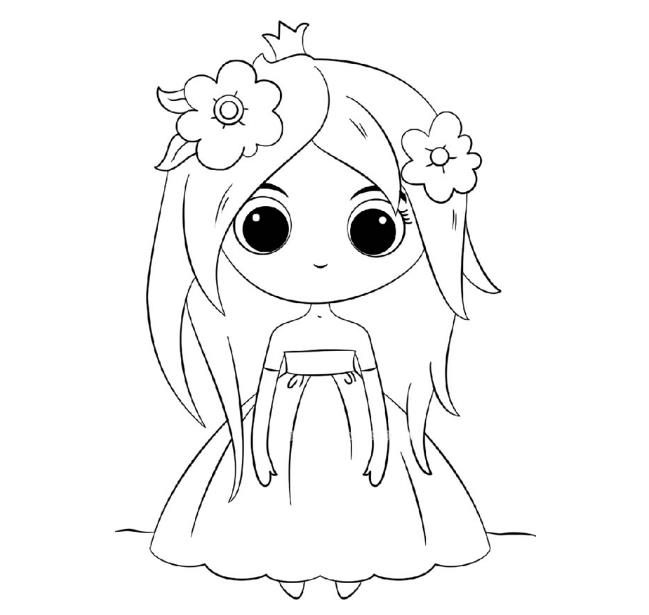 简单的小公主怎么画 简单的小公主简笔画