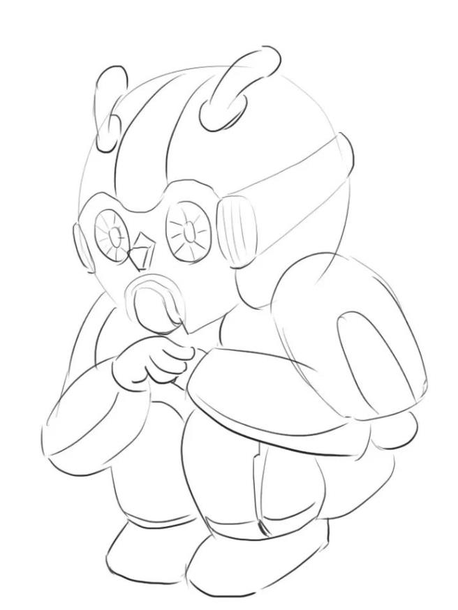 迷你世界大黄蜂怎么画简笔画教程