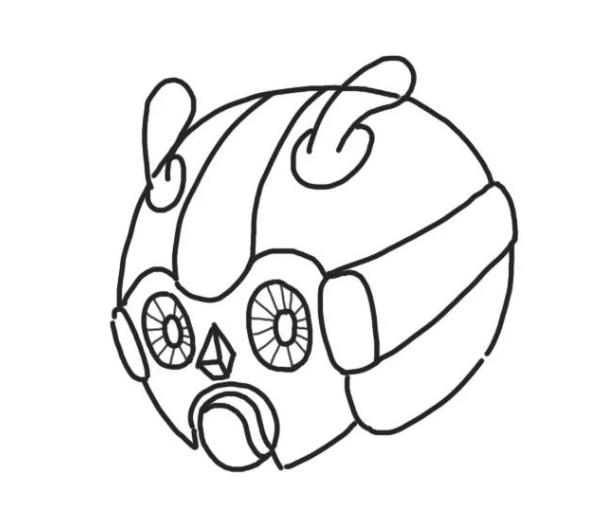 迷你世界大黄蜂怎么画简笔画教程