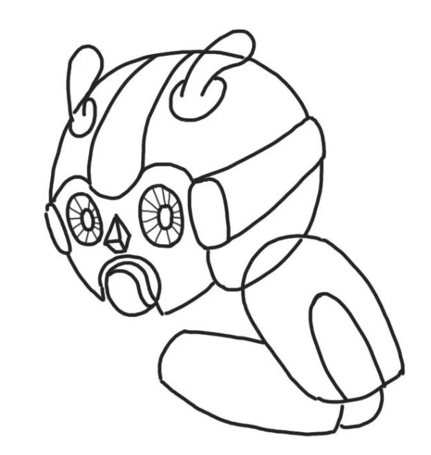 迷你世界大黄蜂怎么画简笔画教程