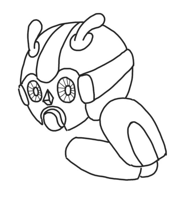 迷你世界大黄蜂怎么画简笔画教程